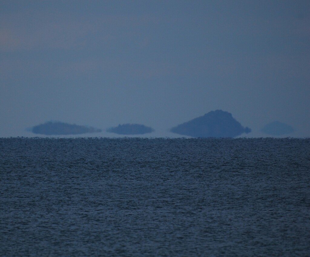 夕暮れ手前　浮島