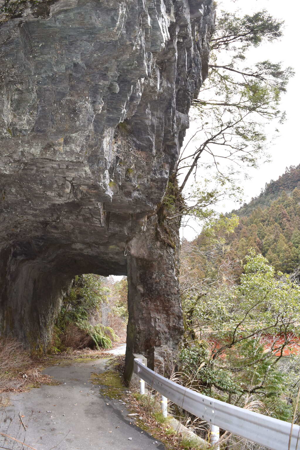 大北川方面　旧道