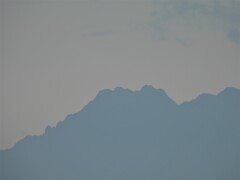 石鎚連峰　南方沖合台風２号の頃