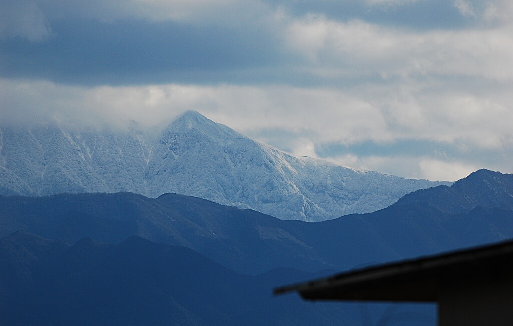 石鎚連峰　二ノ森方面