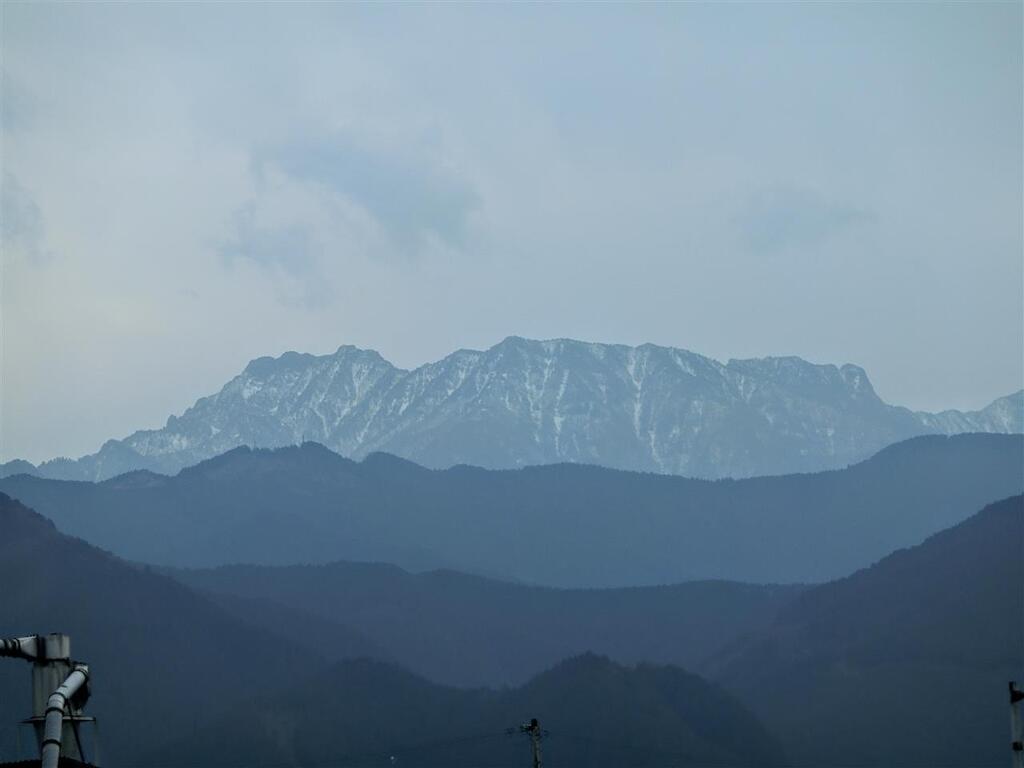 昨年度の石鎚連峰