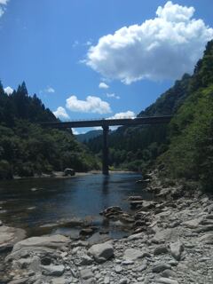 吉野川上流　高知県いの町