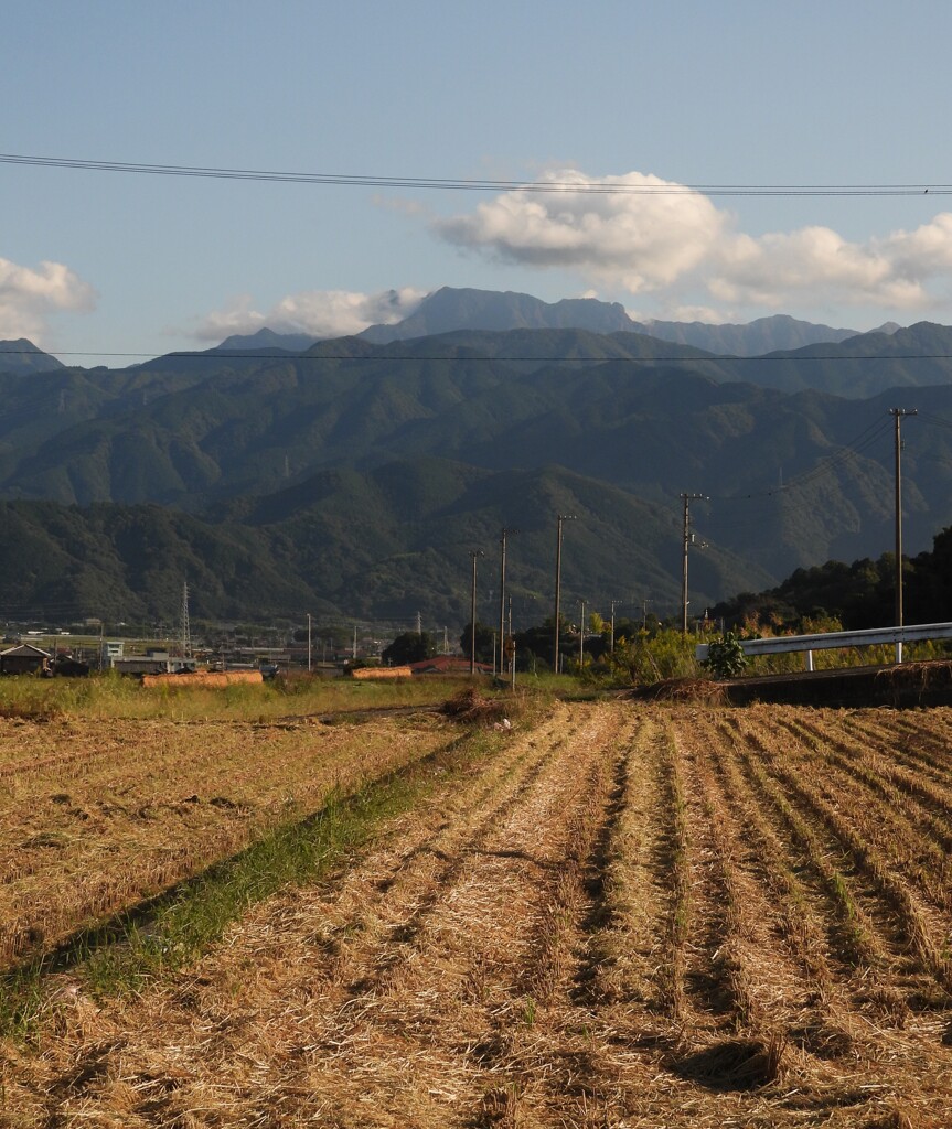 刈田　石鎚連峰