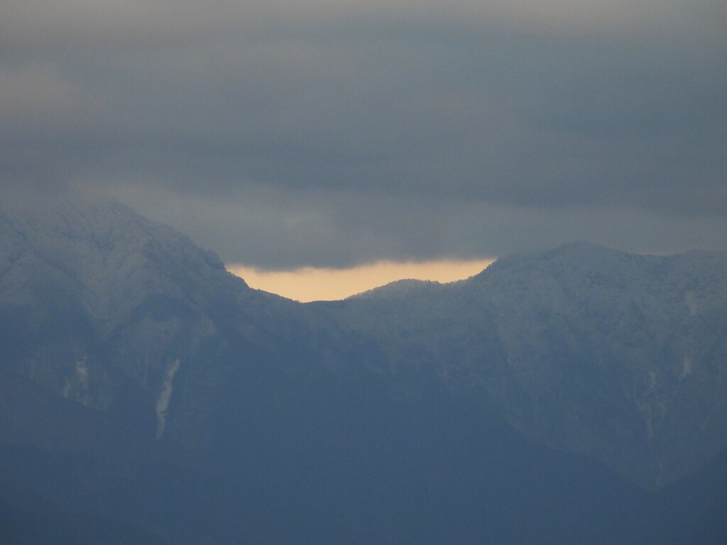 夕暮れ　桑瀬峠