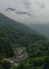 梅雨　四国山地