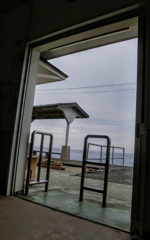 下灘駅　改札口