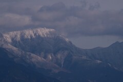 冬日　寒風山から桑瀬峠