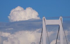 台風一過　雲