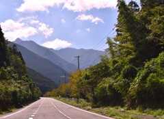 寒風山隧道　手前