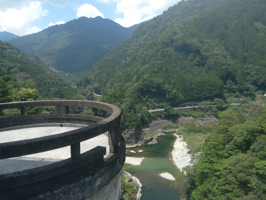 遠望　高知県道17号線