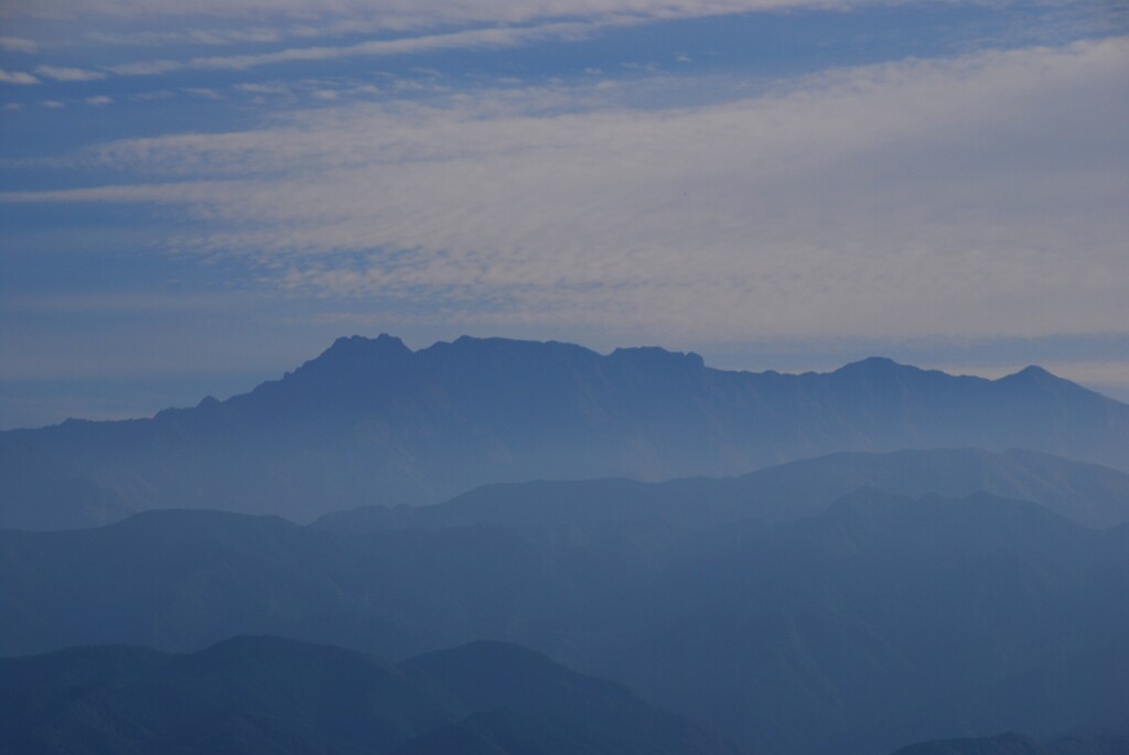 石鎚連峰