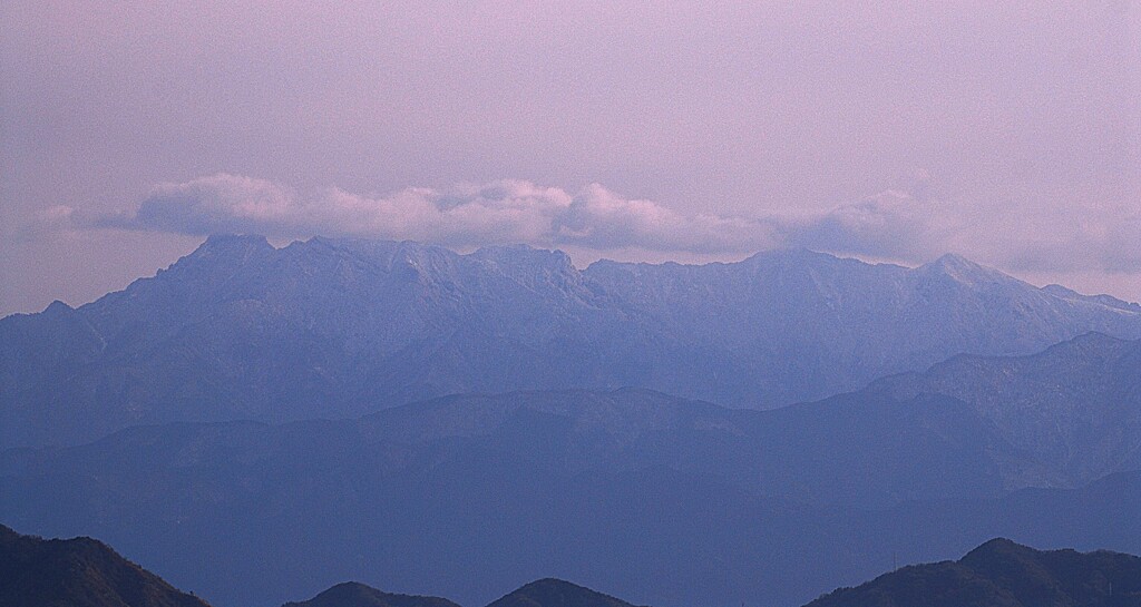 石鎚連峰