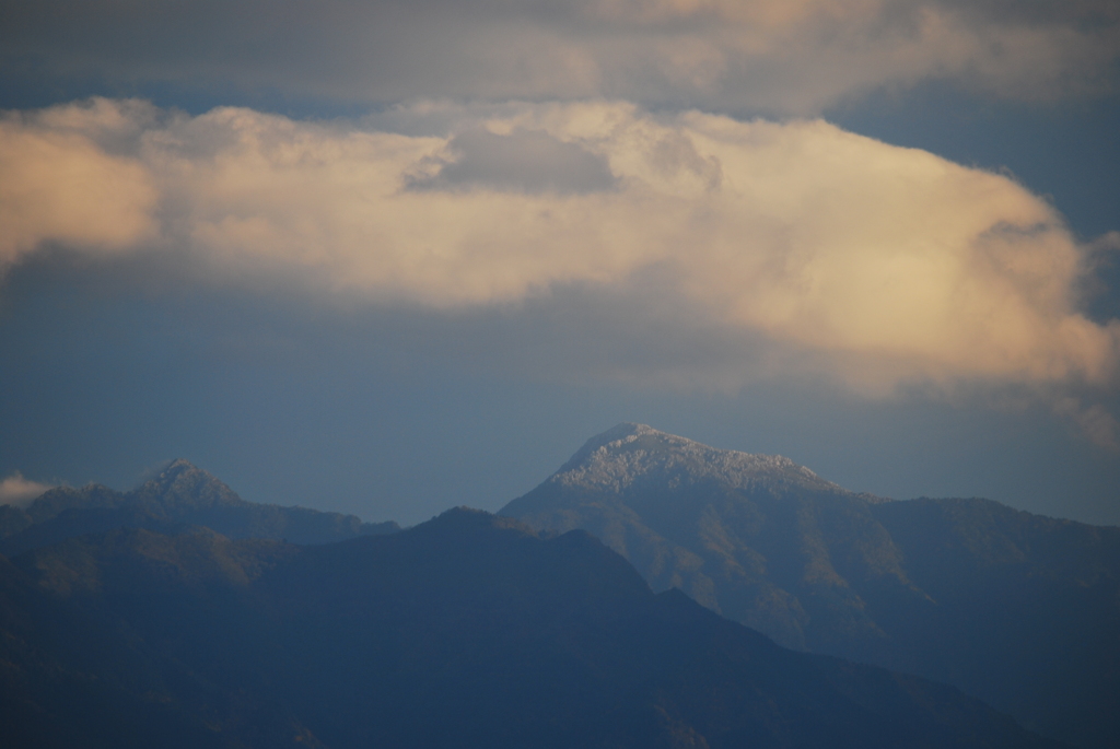 瓶ヶ森方面　着氷？