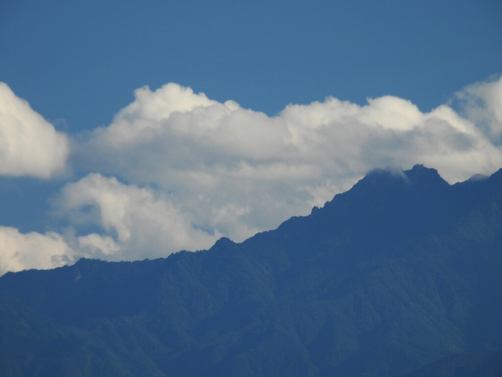 石鎚連峰方面