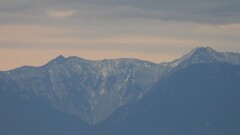 夜明け頃　桑瀬峠　伊予富士　そして　扇山