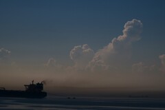 夕暮れ