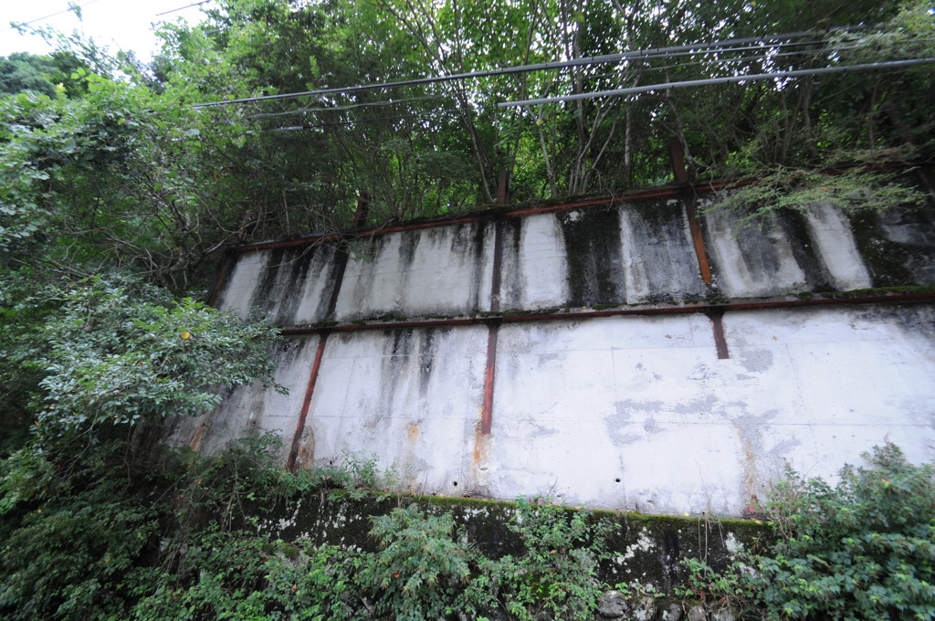 鉱業用索道　発着跡