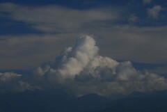 猛暑手前　寒風山方面