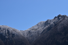 四国山地　稜線　そして　着氷