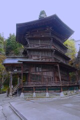 ① 会津若松市内を巡る旅　国重要文化財「さざえ堂」へ