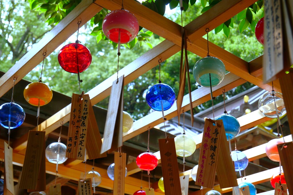 川越氷川神社 縁むすび風鈴 ③
