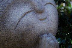 癒やされる　和み地蔵
