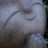 癒やされる　和み地蔵