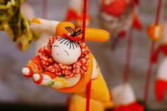 本絹古布のつるし飾り ④