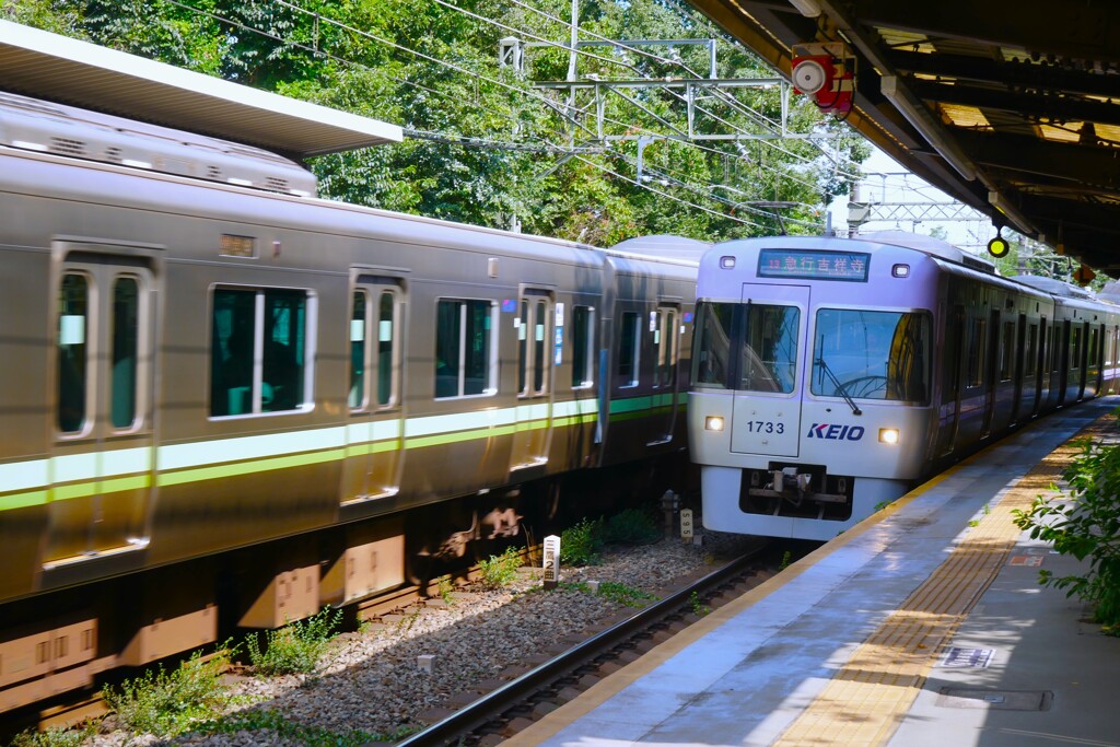 ① 京王井の頭線・井の頭公園駅にて