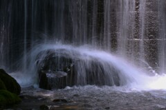 園内の「白糸の滝」