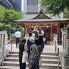 拝殿前には、多くの人が・・・