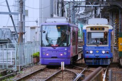 東京さくらトラム（都電荒川線）王子駅前停留場にて