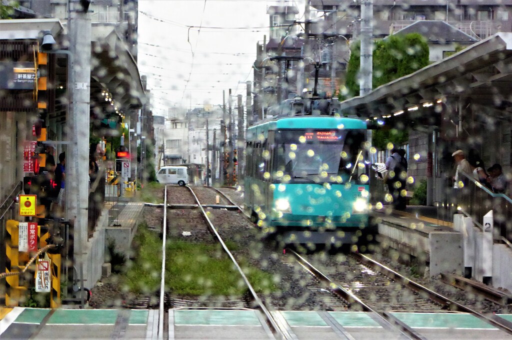 雨の世田谷線