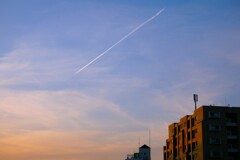 夕暮れ