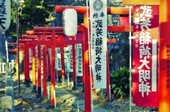 朱色の千本鳥居