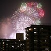 ③ 遠くで花火が・・・