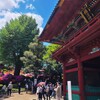 躑躅で有名な「根津神社」です。