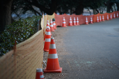 三角コーン整列