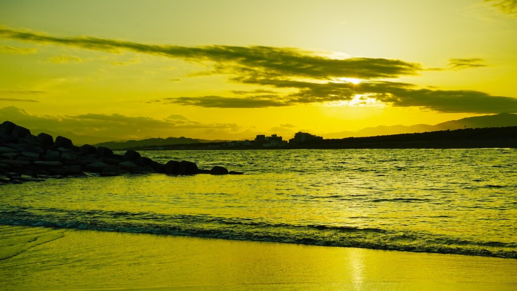 茅ヶ崎　夕景