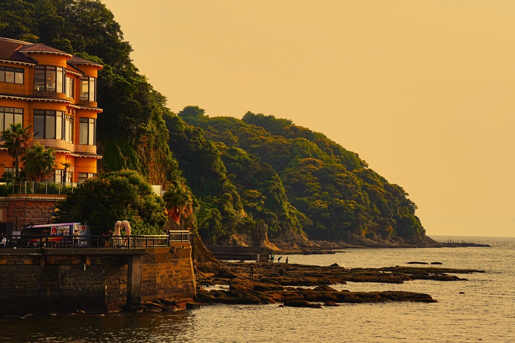 江の島　名残り