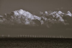白雲が湧く故郷の空