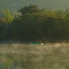 湖畔の朝