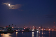 港湾の夜