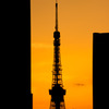 東京タワー色の空