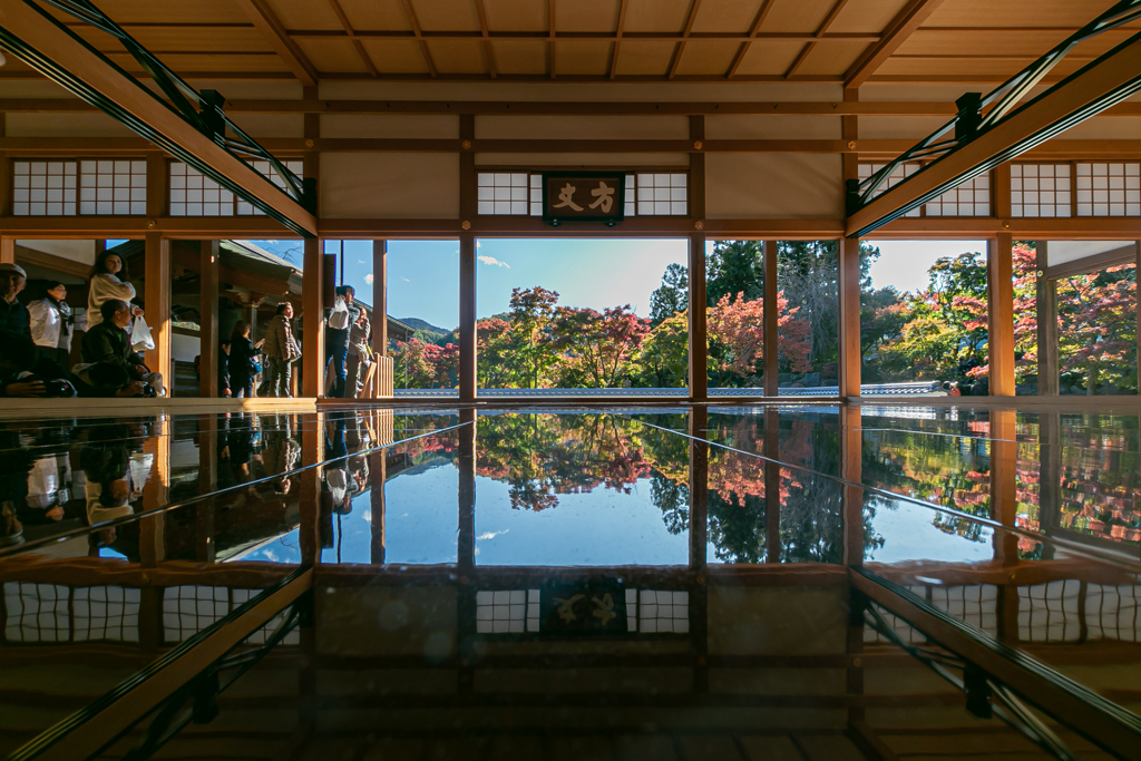 宝徳寺の床紅葉