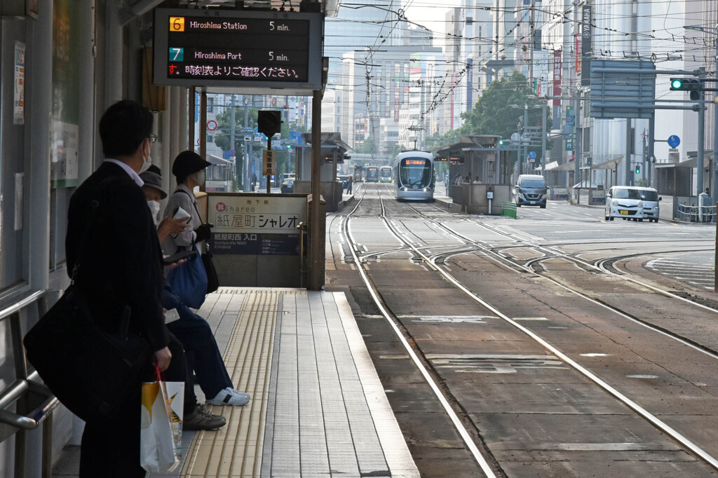 路面電車の走る街