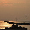 日本海　夕陽