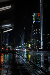 雨の日に