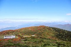 秋の気配漂う蔵王の山頂