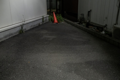隅っこに